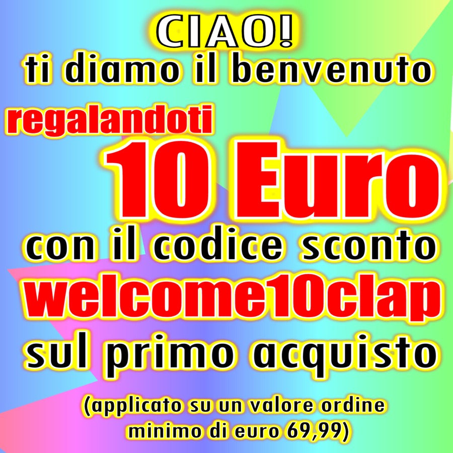 buono di benvenuto di 10 euro!!!