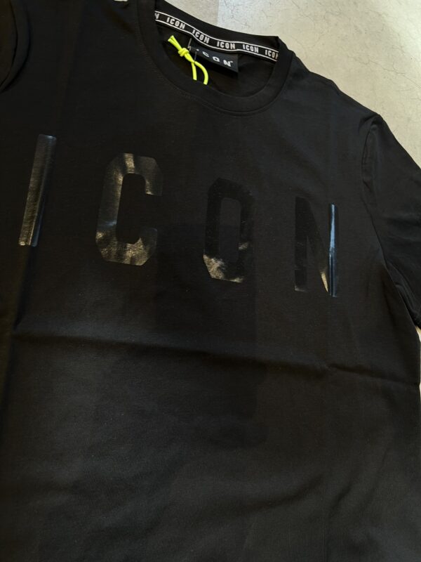 Icon T-shirt manica corta uomo nero